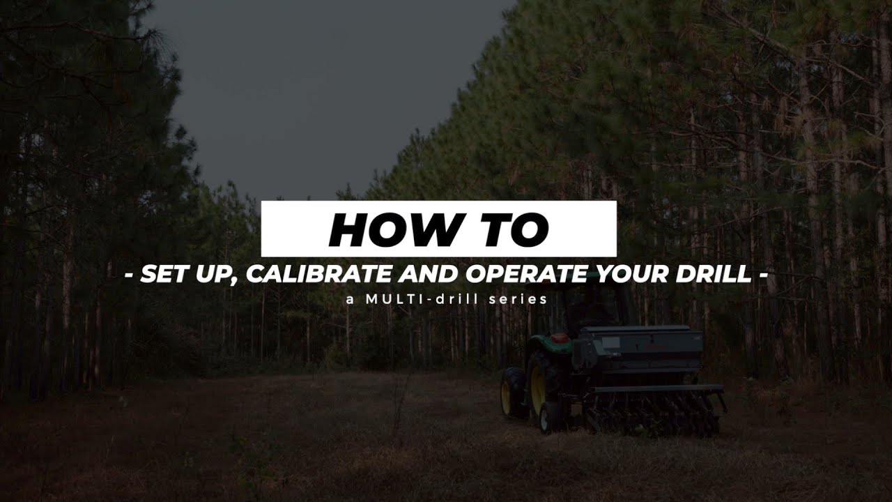 Set Up, Calibrate & Operate Your MULTI-drill